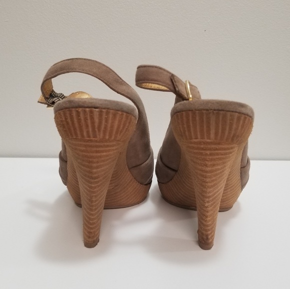 Tan Seychelles Slingback Platform Heels - Picture 5 of 8